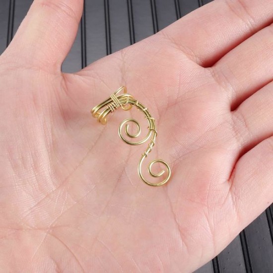 Elf Ear Cuffs For Women No Piercing Elf Ear Cuff Non Pierced Hypoallergenic Faux Wrap Earrings Fantasy Fairy Elven Cosplay Costume Handcraft For Filigree Elf Ear Cuffs For Women No Piercing Elf Ear Cuff Non Pierced Hypoallergenic Faux Wrap Earrings Fantasy Fairy Elven Cosplay Costume Handcraft For Filigree
